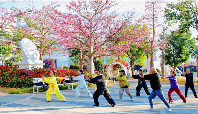 在暖阳下康养的人群.jpg